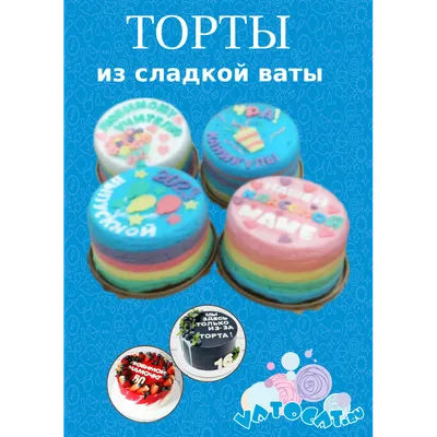 Курс Торты из сладкой ваты