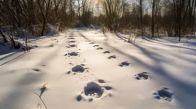 Следы животных на снегу - фото с названиями | Интернет проект Я выживу | Следы  животных, Животные, Проекты