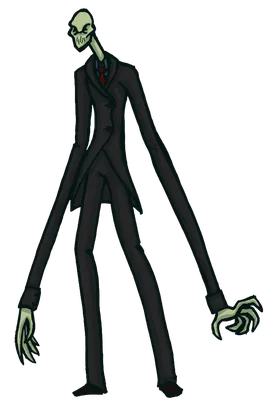 Evil Slender Man coloring page - Download, Print or Color Online for Free