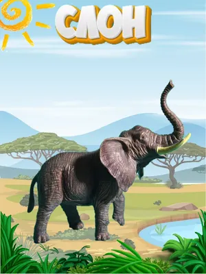 Индийский слон рисунок для детей - 42 фото