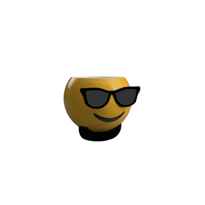 Кружка "мемы эмодзи смайлик emoji эмодзи с очками - 7451", 330 мл - купить  по доступным ценам в интернет-магазине OZON (433348590)