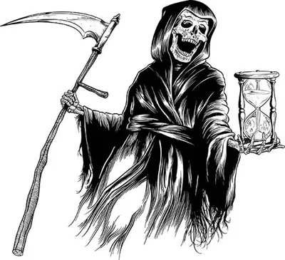 Картинка смерть с косой - Хэллоуин - Картинки PNG - Галерейка