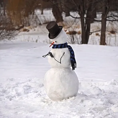 Зима ,снег ,смешной Снеговик…» — создано в Шедевруме