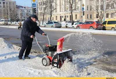 Уборка снега в Астане. Лайфхак. - снег, лайфхак, прикол, Астана | 