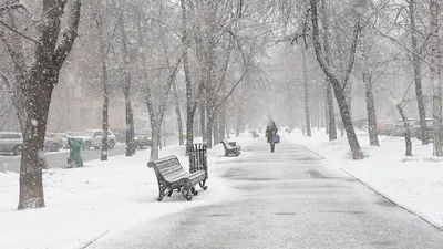 Картинки снег идет в городе (65 фото) » Картинки и статусы про окружающий  мир вокруг