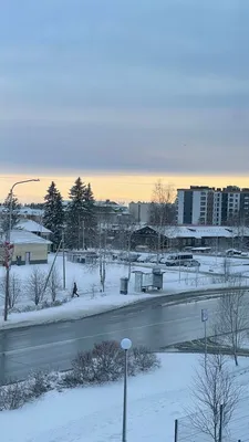 Снег в городе,атмосфера зимы» — создано в Шедевруме