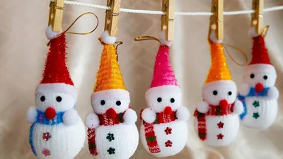 ⛄ DIY Snowman ⛄ Christmas decor - YouTube