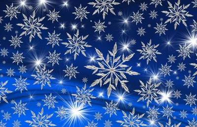 Обои снежинки, фон, christmas, blue, winter, background, snowflakes  картинки на рабочий стол, раздел текстуры - скачать