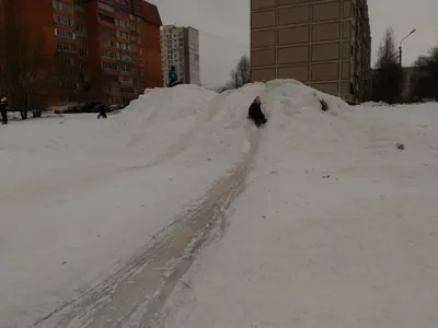 Снежные горки в Даугавпилсе для катания на санках (список дополняется)