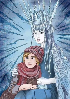 Снежная королева и мальчик Кай» — создано в Шедевруме