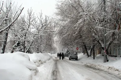 Снежный город - Волга Фото