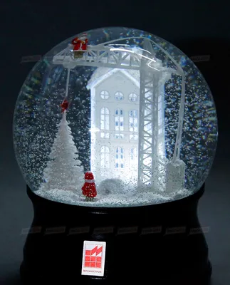 Снежный шар Glassglobe ""Охотничий домик" 10 cm, стекло - купить по  выгодной цене в интернет-магазине OZON (1185519671)