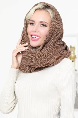 Снуд детский вязаный Amarobaby Pure Love SNOOD, серый. Официальный сайт  AmaroBaby