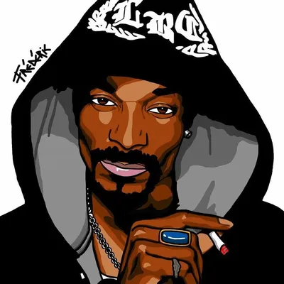 Скачать обои Wacky Snoop Dogg, рэпер 90-х | Обои.com