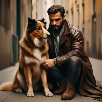 Собака друг человека.* | Пикабу