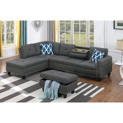 Thomasville Dillard Sofa with Reversible Chaise | Costco