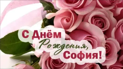 Поздравление для Софии / С днём рождения София #софия #Софья #соня #сонечка  - YouTube