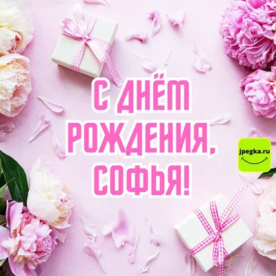 купить торт с днем рождения софия c бесплатной доставкой в  Санкт-Петербурге, Питере, СПБ