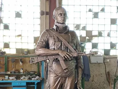 Фотографии солдат винтовка мужчина автоматом Армия