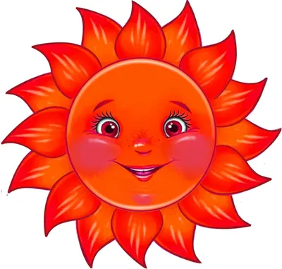 Рисунок солнышка для детей с улыбкой - 60 фото