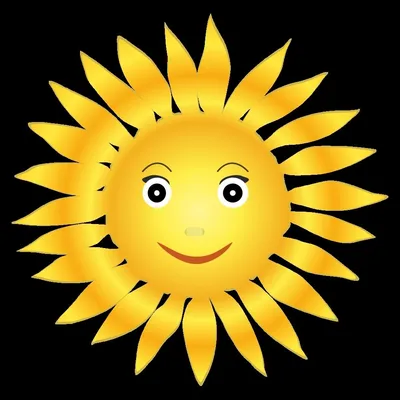 Красивое солнышко рисунок (25 фото) скачать