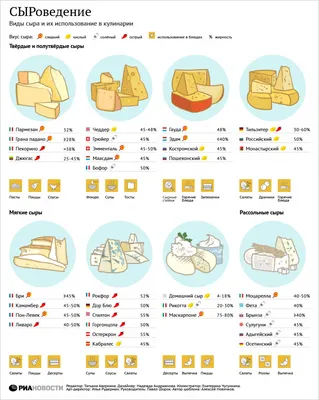 Самые вкусные сыры — 40 видов с описанием и фото