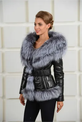 Стоимость Новинка.Модной кожаной женской куртки "Снегурочка" недорого |  Артикул: 605-CH