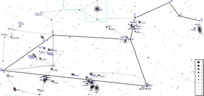 Уроки навигации по звездному небу (Deep-Sky) - созвездие Лев (Leo)