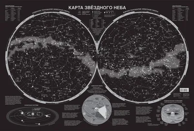 Околополярные незаходящие созвездия: Северное полушарие