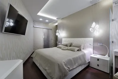 Интерьер уютной спальни в светлых тонах. Как вам дизайн, нравится? Автор:  @ax_interiors #p100_спальня #спальня | Instagram