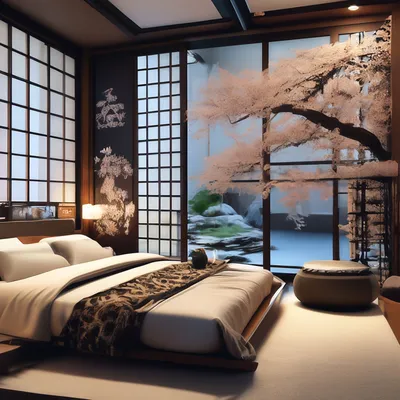 Спальня в японском стиле: принципы оформления | Обстановка | Дзен