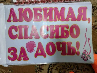 Купить Шары "Спасибо за дочь!" в Москве недорого с доставкой | Воздушная  Феерия