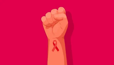 Бесплатные шаблоны плакатов на тему ВИЧ и СПИД | Скачать дизайн и макет для  постеров для борьбы с ВИЧ и СПИДом онлайн | Canva
