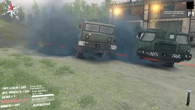 Скачать мод на карту Жуткие дороги для Spin Tires 2014 (SpinTires, Спин  Тирес)