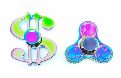 Игрушка-антистресс спиннер Fidget Spinner Хром Золотой светящийся -  fs_hr_gold_led | детские игрушки с доставкой от интернет-магазина  