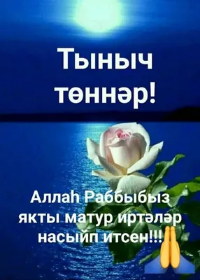 Спокойной ночи на татарском пожелания (68 фото) » Красивые картинки,  поздравления и пожелания - 