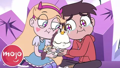 Star Butterfly with Pony Head and Marco Diaz Sticker - Sticker Mania