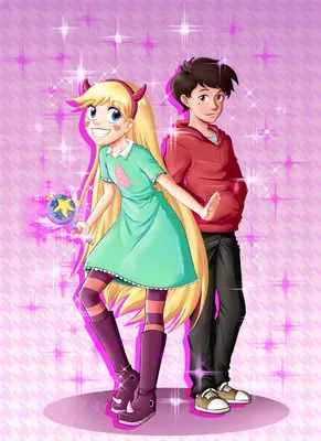 STAR VS. THE FORCES OF EVIL, (from left): Star Butterfly, Marco Diaz, 'Star  Comes To Earth/Party With A Pony', (Season 1, ep Stock Photo - Alamy