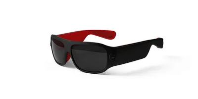 Анаглифные 3D стерео очки для просмотра 3D фотографий. Пластик, цвет черный