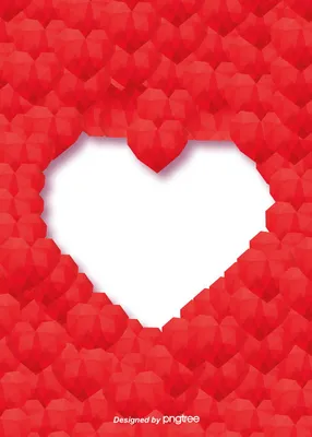 Фон День Святого Валентина с красным моделированием в любви Обои  Изображение для бесплатной загрузки - Pngtree