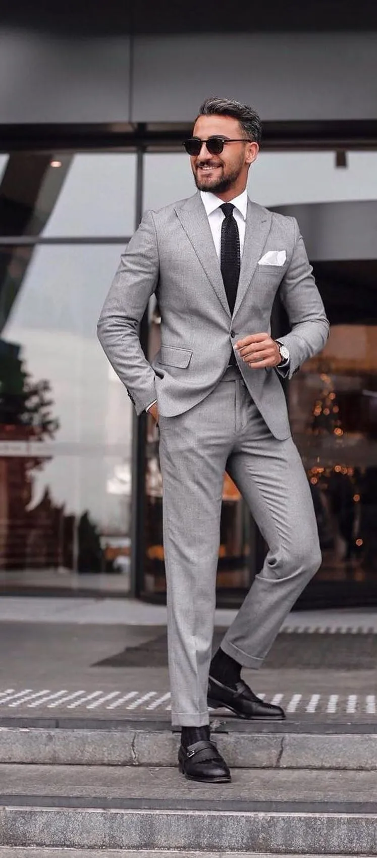 Grey suits