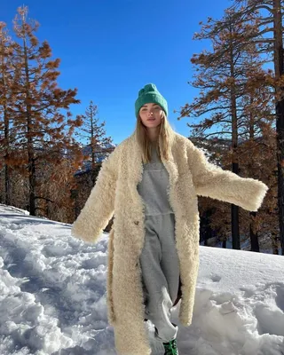 Самые стильные зимние луки 2024-2025 - фото, модный зимний лук для девушек  - супер идеи