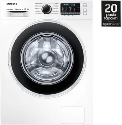 Стиральная машина узкая SAMSUNG WW80J52E0HW/UA – фото, отзывы,  характеристики в интернет-магазине ROZETKA | Купить в Украине: Киеве,  Харькове, Днепре, Одессе, Запорожье, Львове