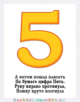 Лучшие стихи про цифры для детей от 0 до 12, знаки плюс, минус и равно