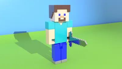 Minecraft Steve... Smashified? by hextupleyoodot on DeviantArt