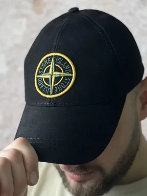 Кепка Stone Island летняя мужская женская черная Бейсболка Стон Айленд  спортивная с регулятором размера (ID#1792819568), цена: 499 ₴, купить на  