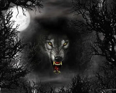 Картинка 600x823 | Страшный волк с кровью и слюнями на морде | Ужасы, Волки,  картинка на аву | Искусство ужасов, Римская мифология, Мифические существа