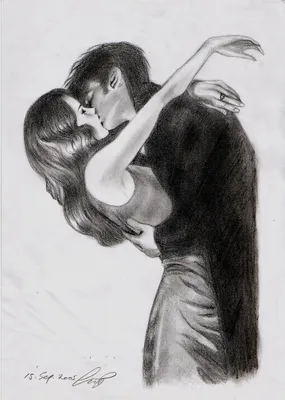 Рисунки карандашом страсть любовь (46 фото)
