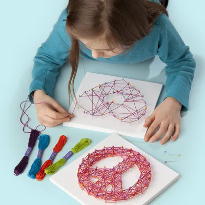 How to Make Simple String Art for Beginners - Welcome To Nana's