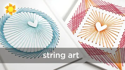 PASTEL PICTURE | string art timelapse | TUTORIAL - YouTube